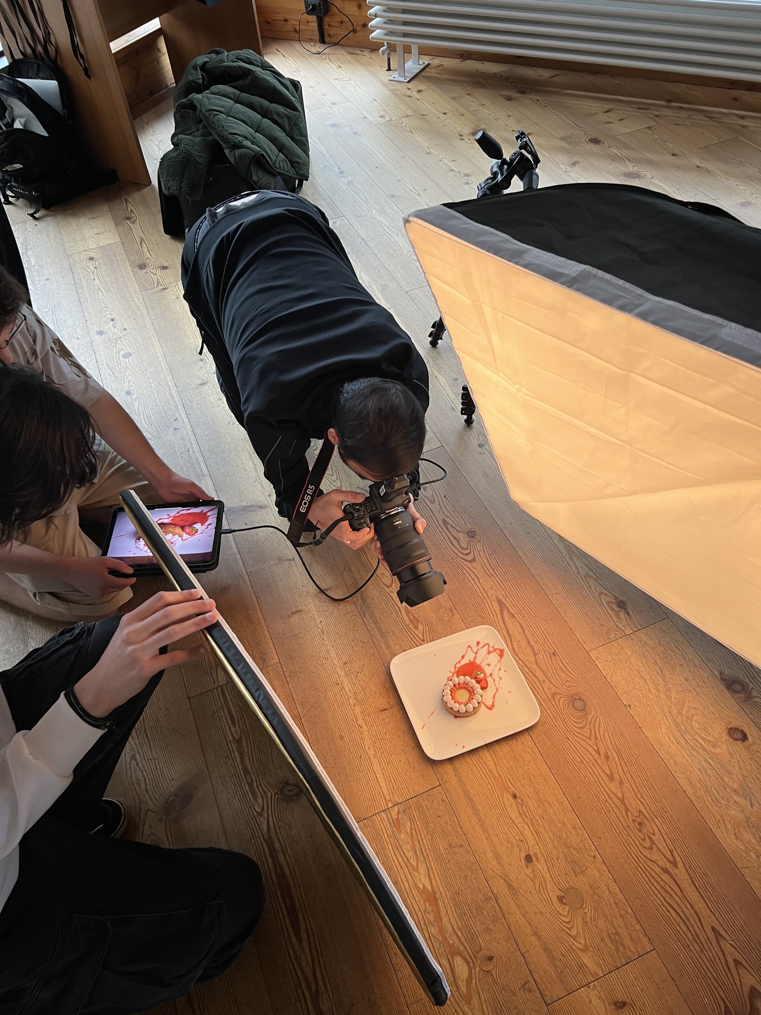Assistenza su set fotografico