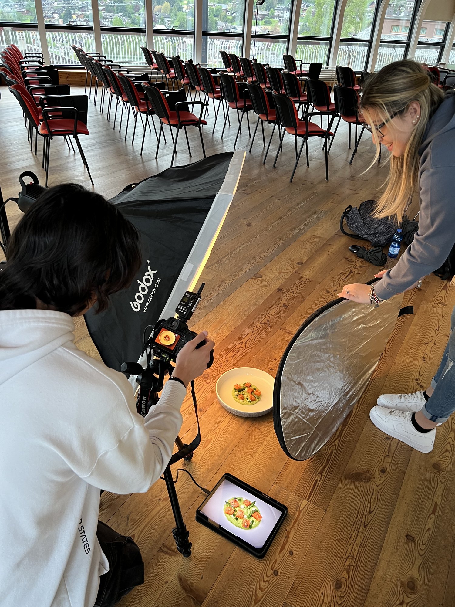 Assistenza su set fotografico